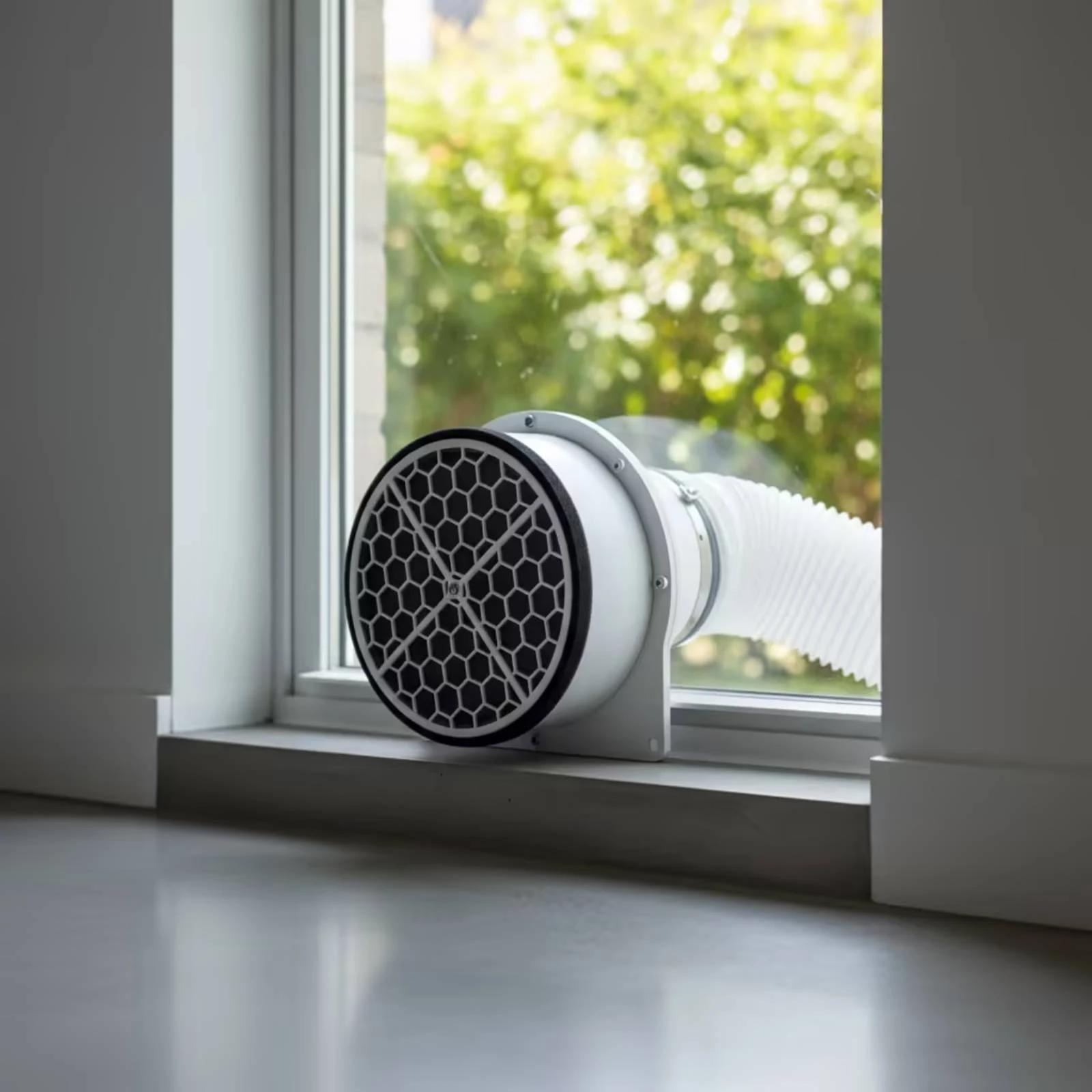 Air Conditioner Exhaust Screen Easy-to-Install Mesh Insert Ventilation Accessory for Window Connection
