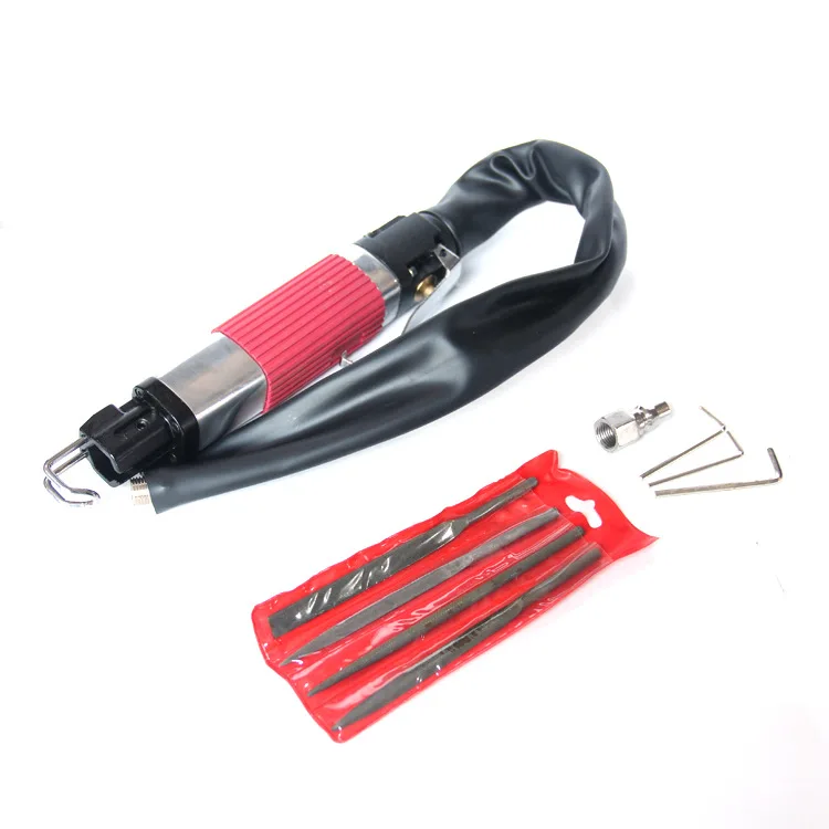 Pneumatic file, fully functional button switch