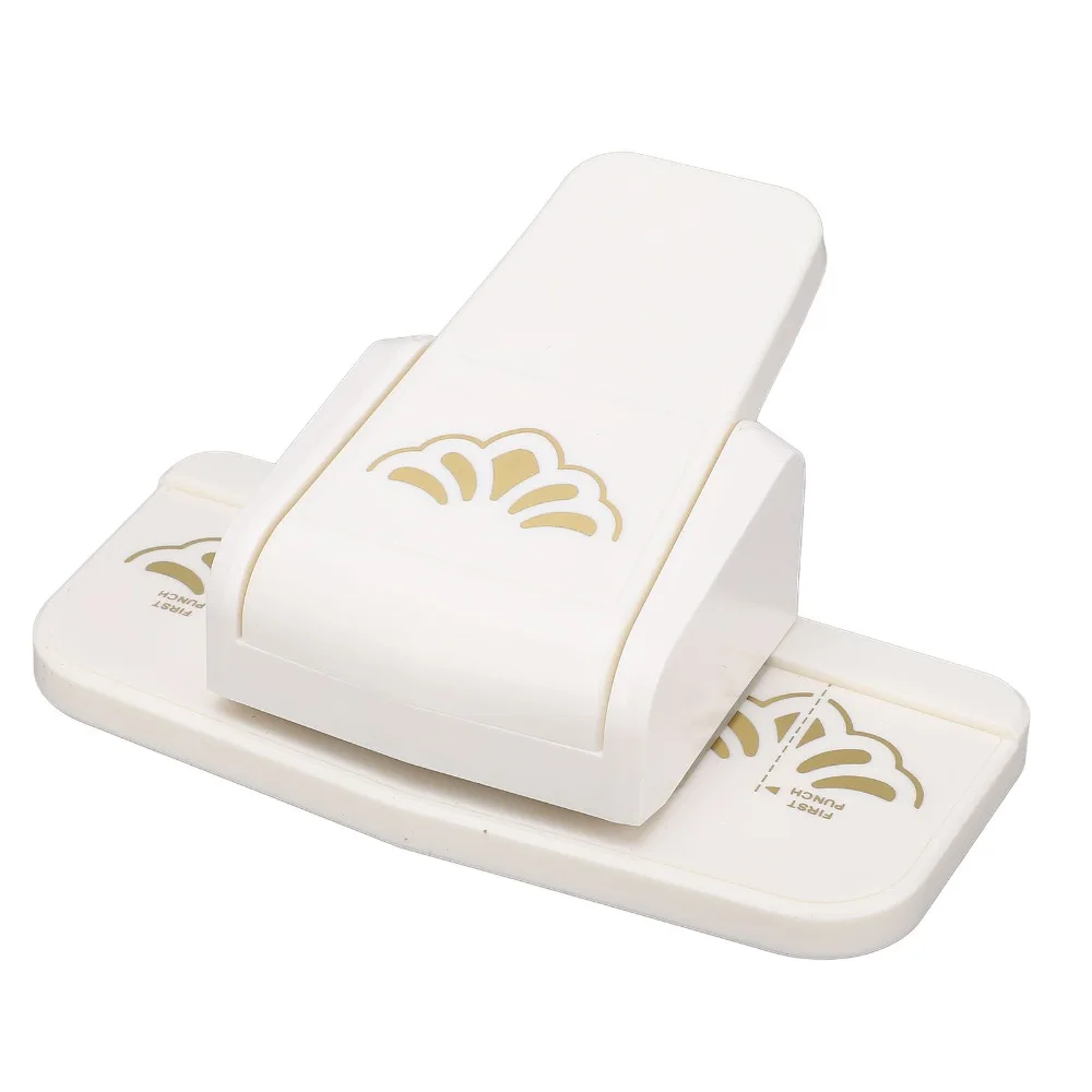 Large Size Border Craft Punch Coral Pattern Scroll Design Fancy Border Punch Multifunctional Embossing Feature