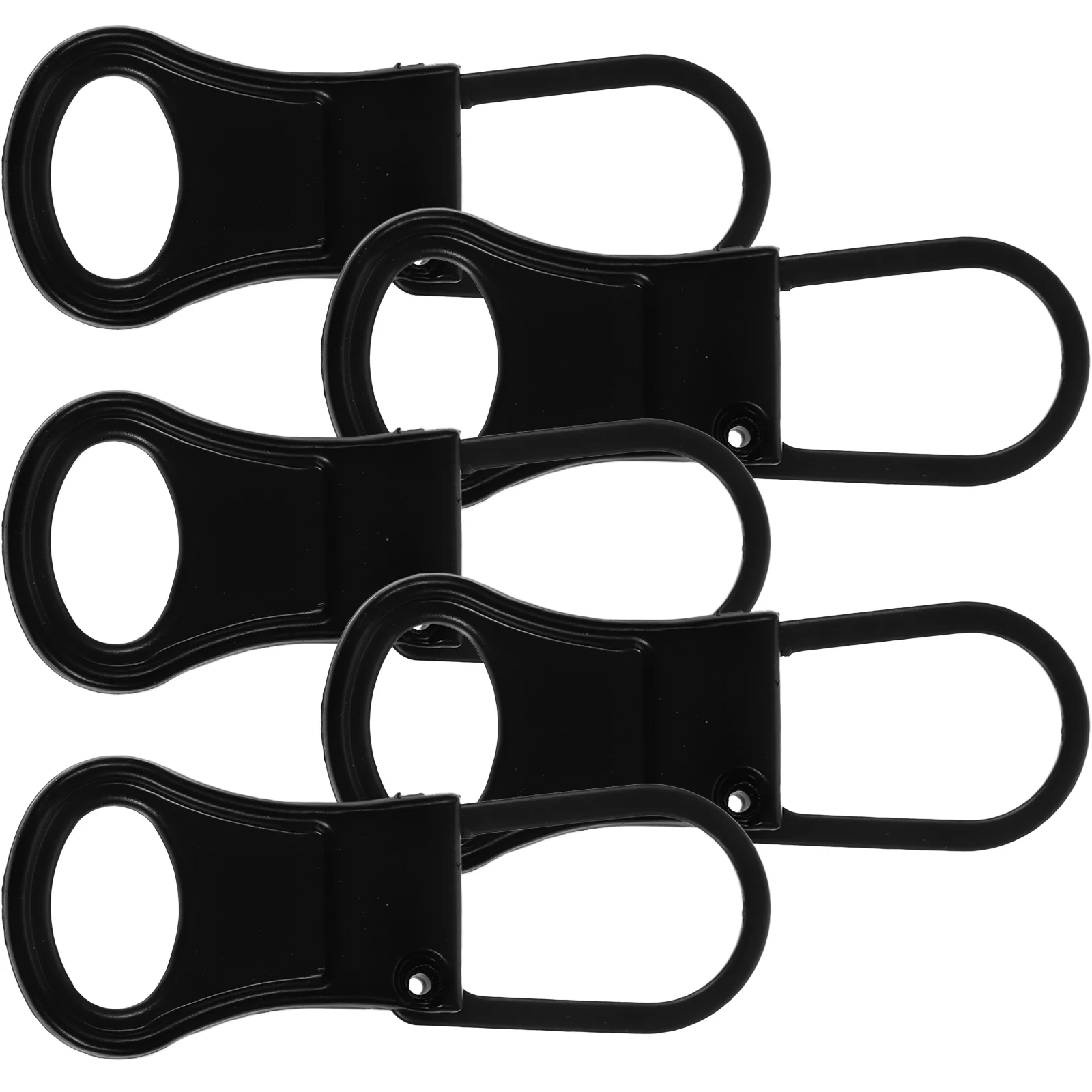 Klipsy zapobiegające zamkom błyskawicznym Zdejmowana zakładka do holowania Odpinany suwak wymienny kurtki ze stopu czarnego