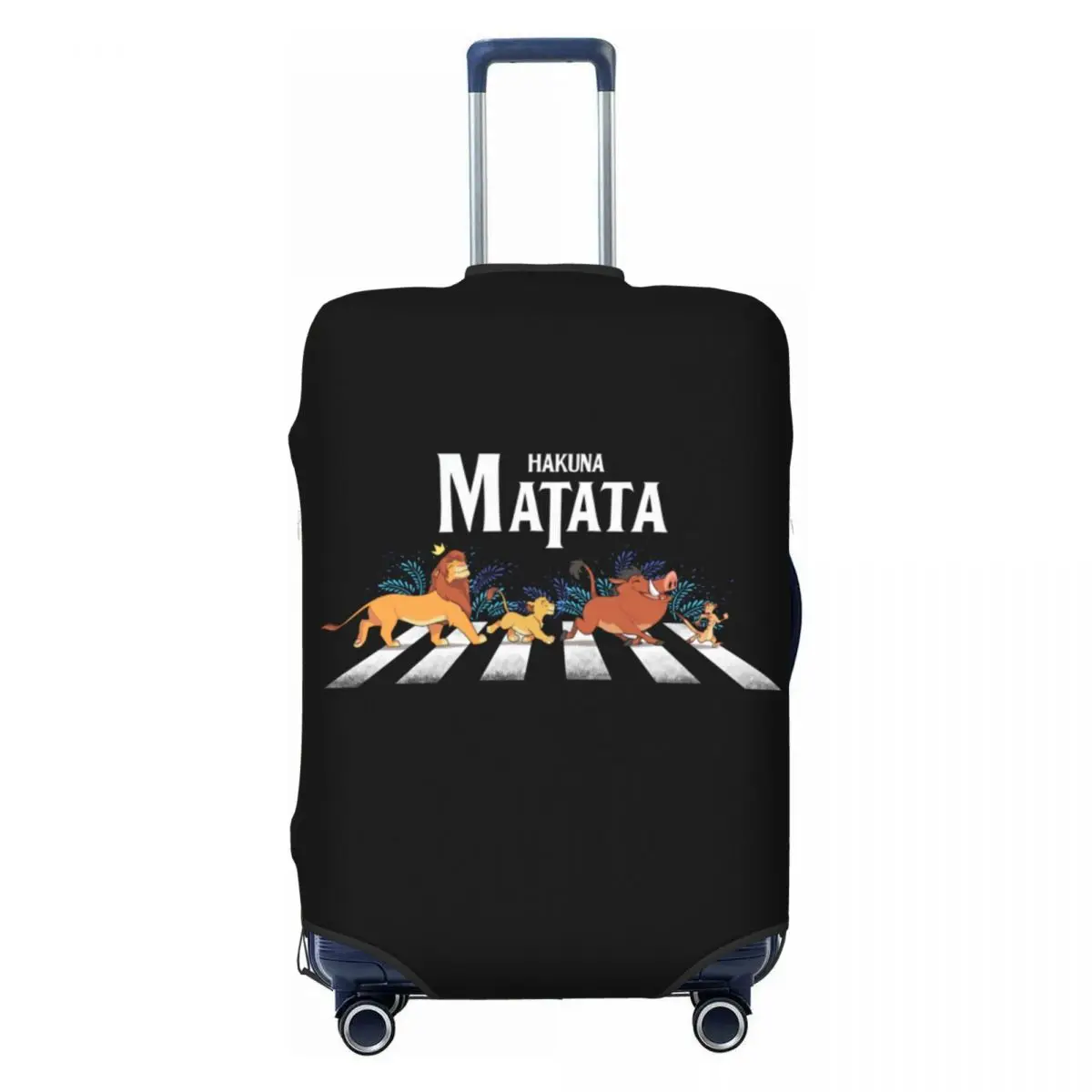 

Custom The Lion K-Kings Luggage Cover Elastic Funny Anime Travel Suitcase Protective Covers Suit For 18-32 inch
