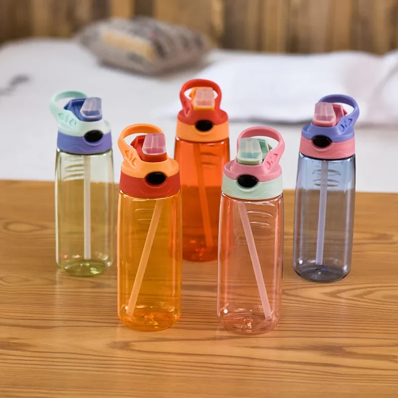 

Бутылка для воды с соломинкой для женщин и детей, 500 мл