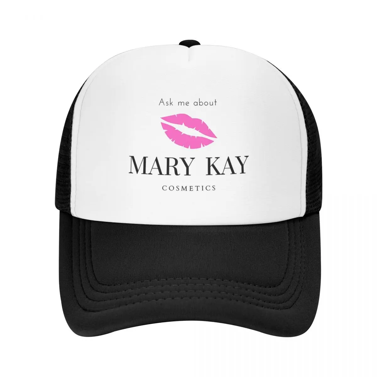 Ask Me About Mary Kay Cap Fashion Casual Mesh Baseball Caps Adjustable Hat Hip Hop Summer Unisex Baseball Hats Polychromatic