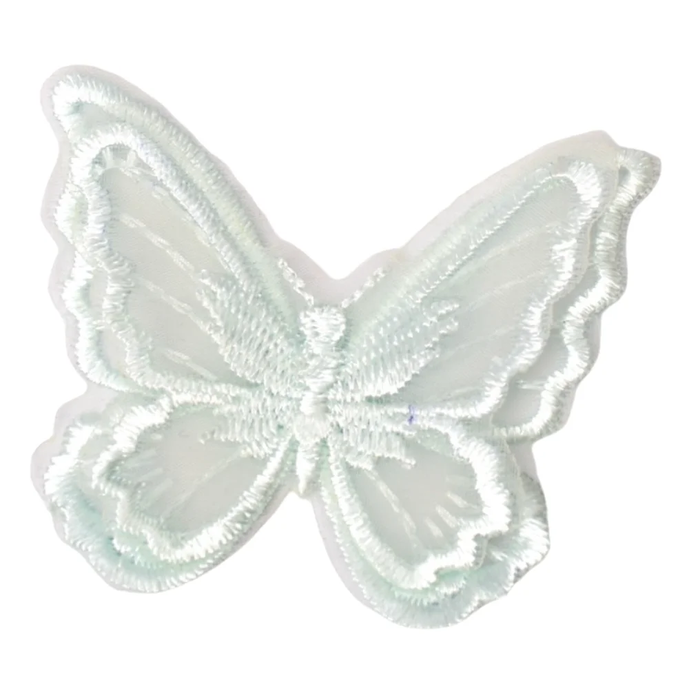 

20pcs 6CM Embroidery Lace Appliques Dreamy Double-layer Simulation Mesh Patch DIY Handmade 3D Sewing Craft Decoration