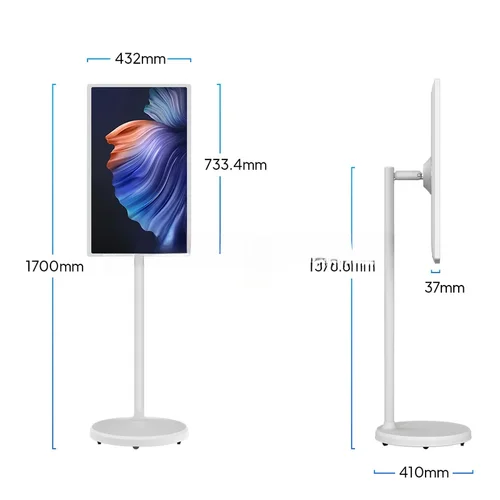 스탠바이 데스크탑 요가 및 게임용 체육관 LED 백라이트 고화질 HDTV, 스트리밍 비디오 및 욕실 TV 사용 가족, 32 인치 