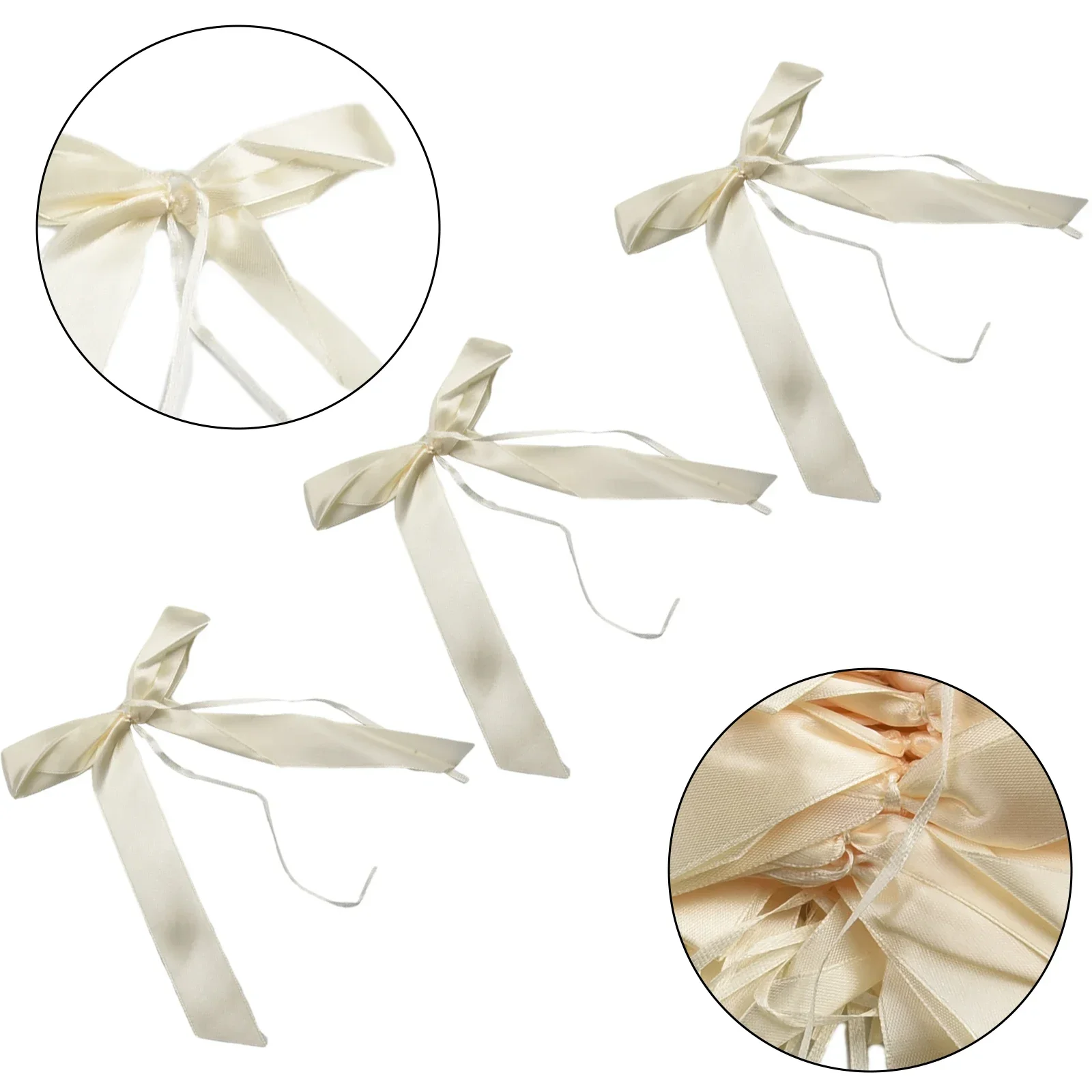 High Quality Brand New Antenna Loops Bowknot 50pcs Birthday Party Bow For Wedding Decoration Jewelry Wedding Decor