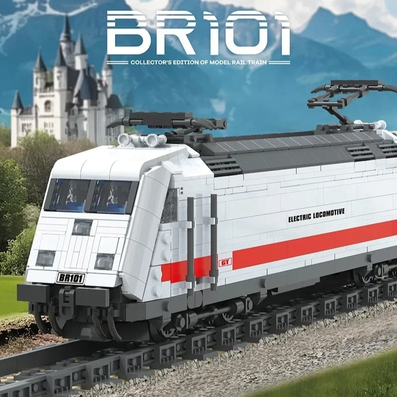 Kids Education In Germany - Germany BR101 Electric Locomotive Building Blocks