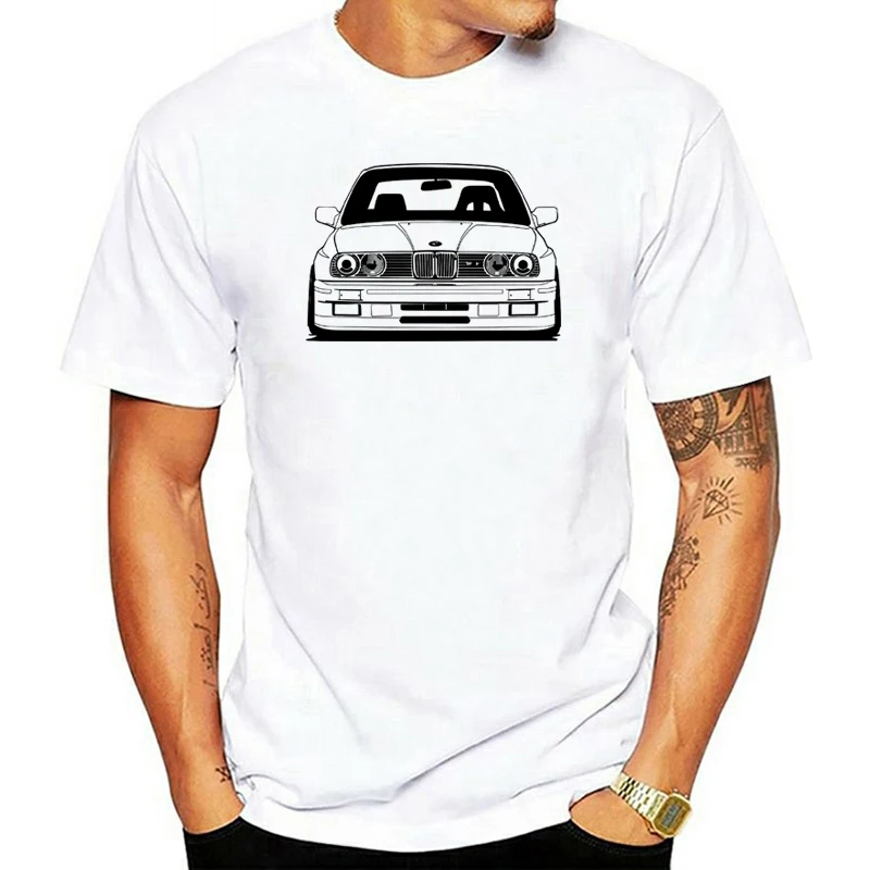 2024 New Summer Men Hot Sale Fashion Germany Car M3 E30 DRIFT T-shirt