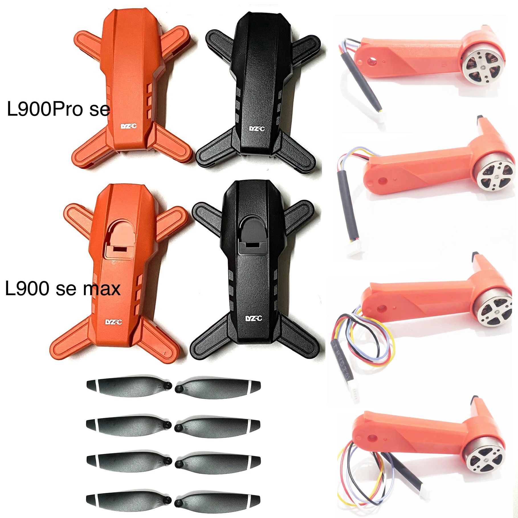 

L900 Pro SE MAX Plastic Toy Plane Accessory Set Housing and Motors and propellers