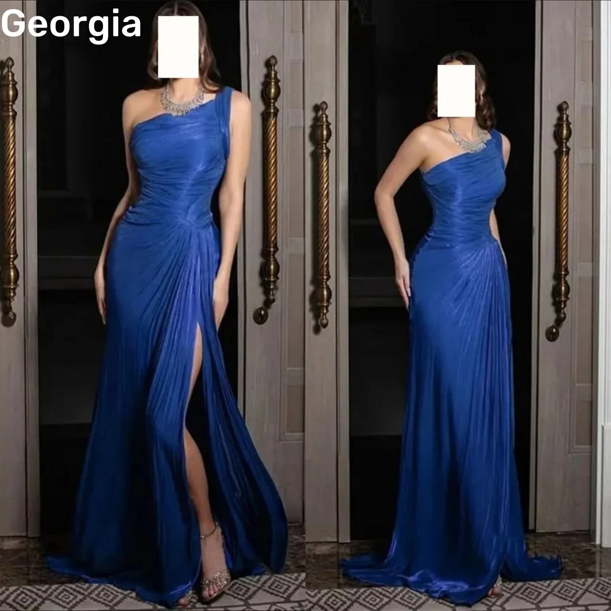 Dresses For Special Events Customized A-Line Floor-Length Evening Dresses Woman Elegant Ruffle Zipper Up Sleeveless Cocktail Dre