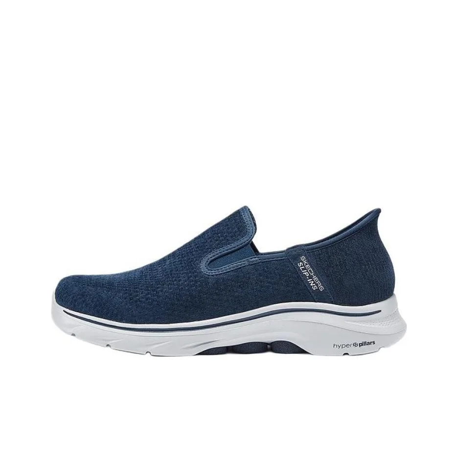 Skechers GO WALK 7 Abrasion Resistant Low top Casual Shoes Men's Blue 216671-NVY