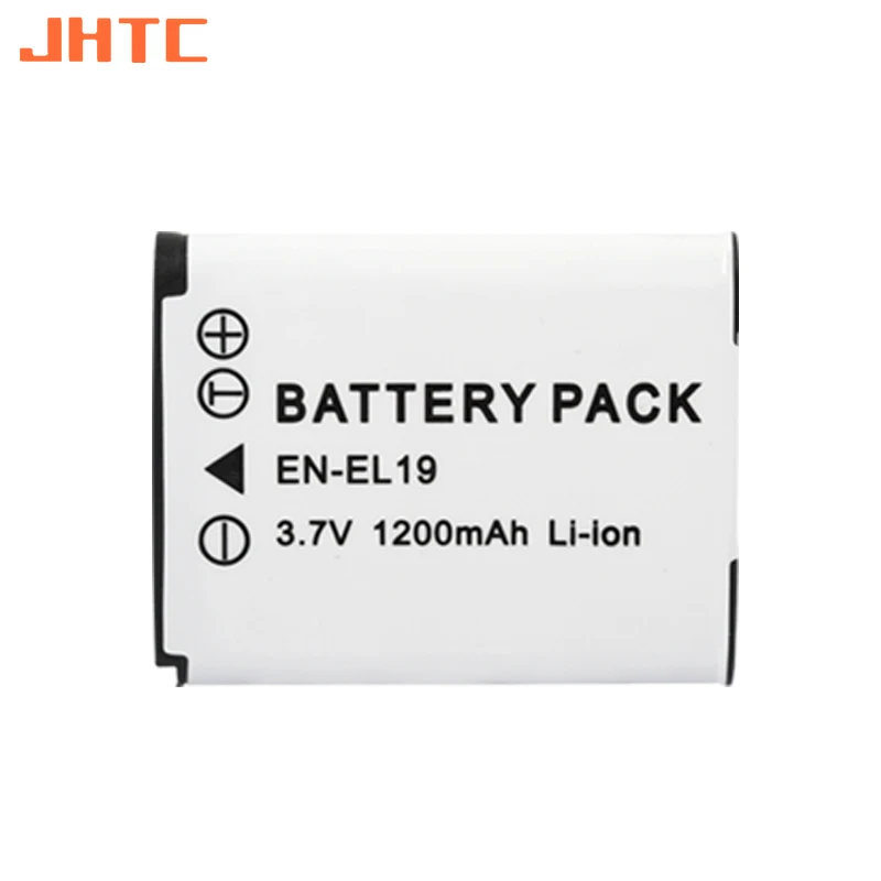 1200mah Battery EN EL19 EN-EL19 For Nikon Coolpix S100 S2500 S2600 S3100 S3200 S3300 S4100 S4200 S4300 S6600 Camera Batteries