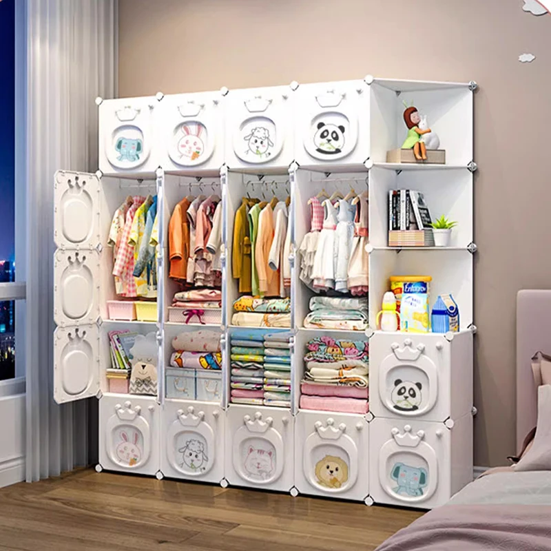 Kids Shelves Closet Open Dining Cabinets Cupboard Bedroom Minimalist Wardrobe Jewelry Wardrobe Nordic Armario Trendy Furniture