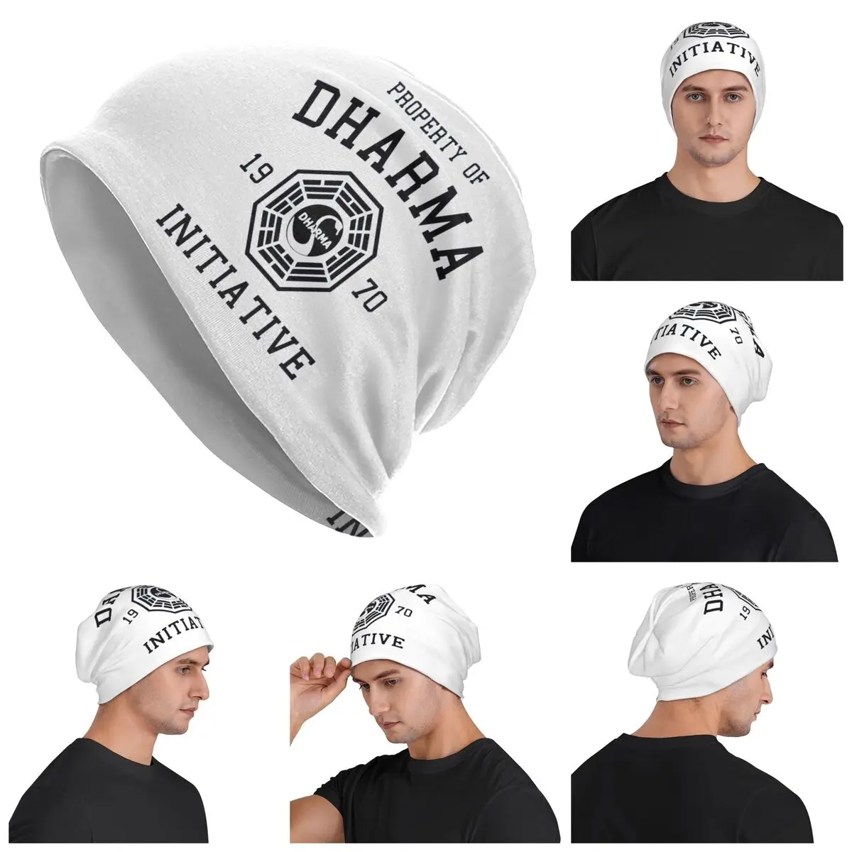 

Dharma Initiative теплая вязаная шапка модная шапка-капот осень-зима уличные шапки шапки для мужчин женщин взрослых