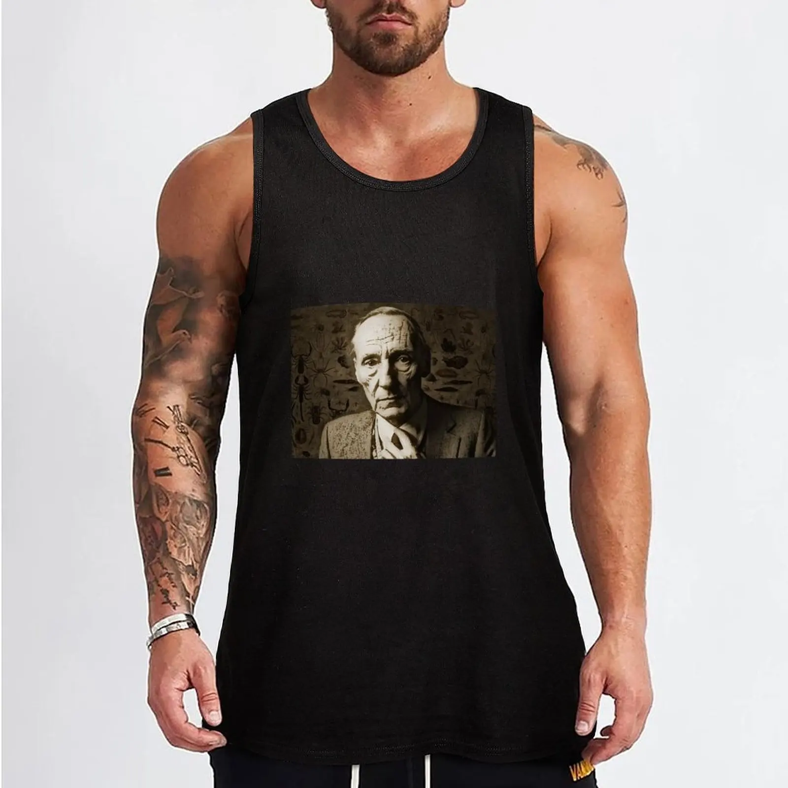 Burroughs and Bugs Tank Top Top fitness gym bodybuilding men clothes