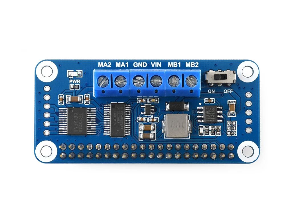 Модуль управления двигателем Waveshare HAT для Raspberry Pi, интерфейс I2C