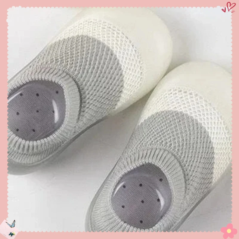 

Летние полые носки с цветными блоками, обувь для малышей, милые стильные туфли на мягкой подошве, дышащие детские носки, обувь