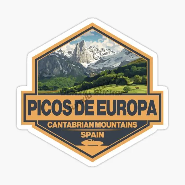

Spain PICOS DE EUROPA Car Sticker, Vinyl Self-adhesive Decal