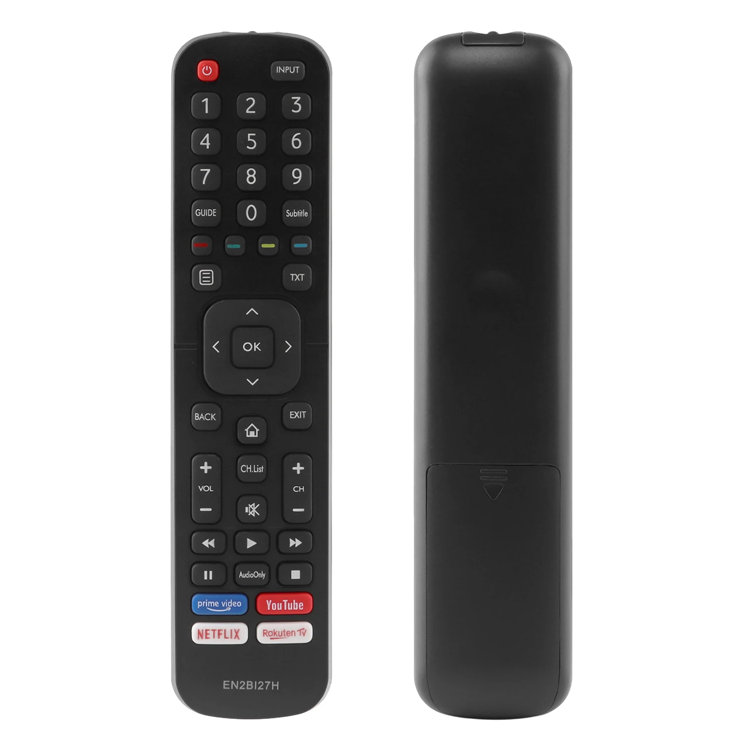 TV Remote Control EN2BI27H Compatible for Hisense Smart TV H43B7100 H43BE7000 H55B7500 H65B7300 H50B7300 H50B7100 Controller