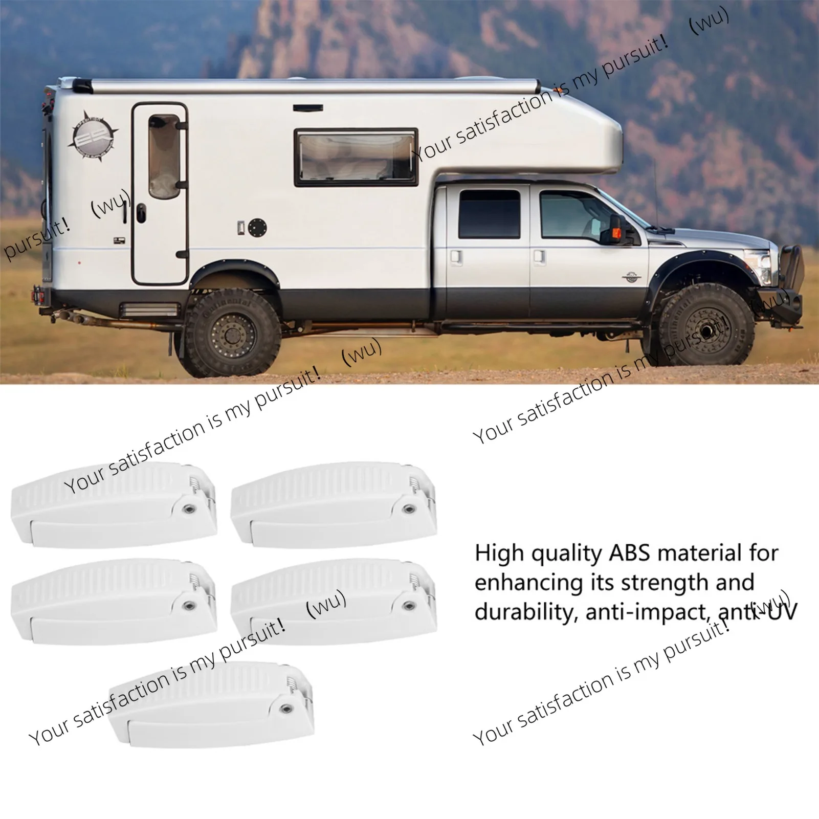 5pcs RV Door Catch Holder Latch ABS for RV Motorhome Camper Traile Travel Baggage