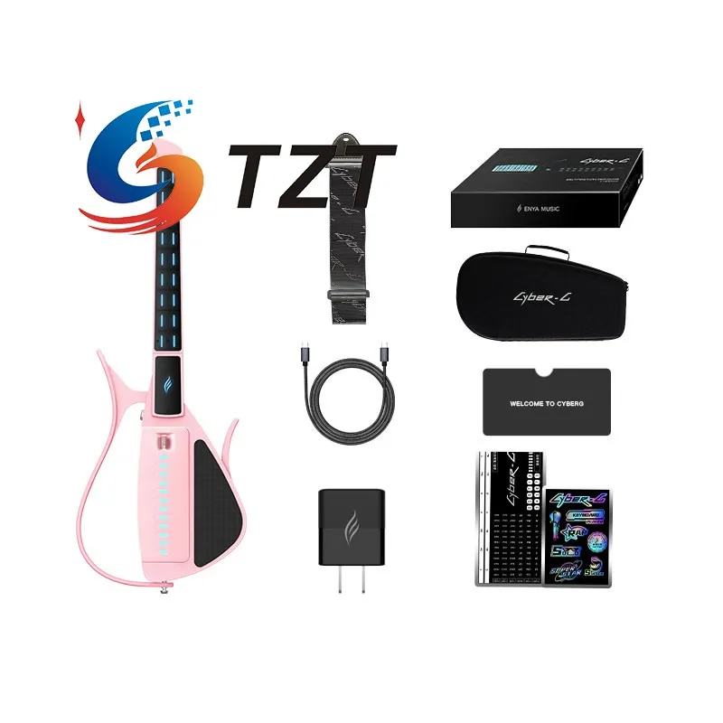 

TZT Black/White/Purple/Blue/Pink Cyber-G Stringless Guitar Pick Version 4-Type SOLO Timbre Intelligent Singing and Playing