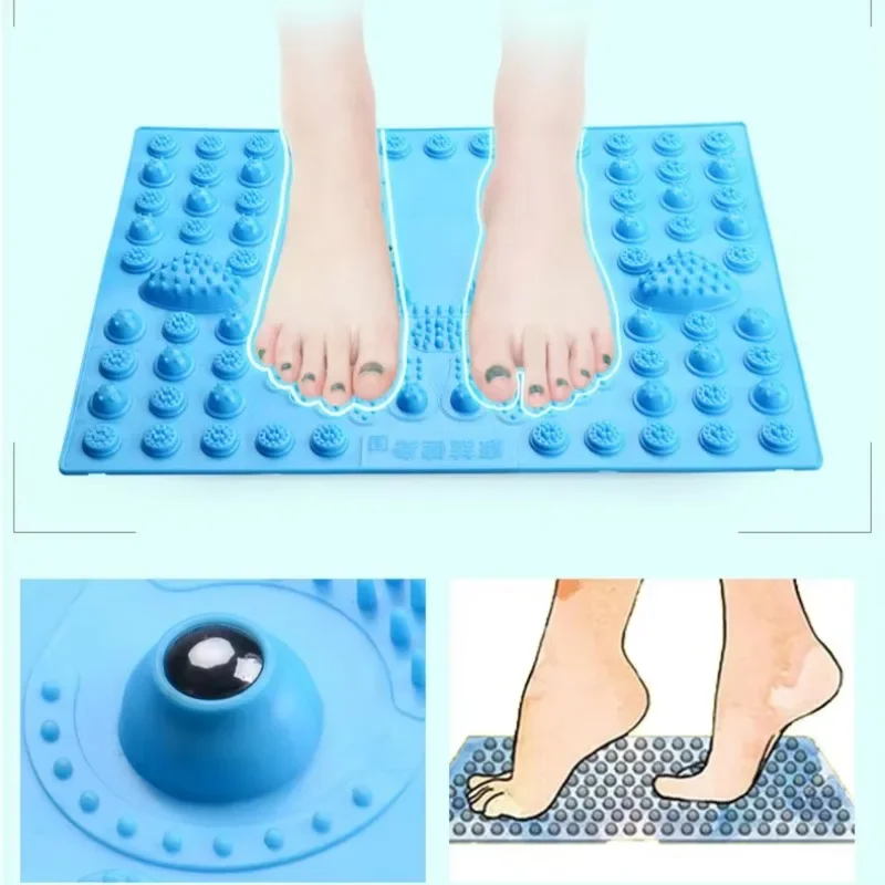 Color Foot Acupressure Deep Tissue Massage Mat Latest Foot Acupressure Buttocks Massage Mat TPE Mat