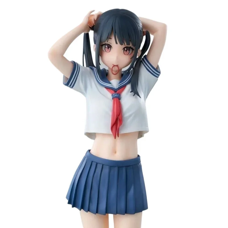 

28cm In The Middle Of A Sailor Suit Kawaii Girl Figures Sexy Girl Action Figure Adult Dolls Pvc Model Desk Collection Boys Gift
