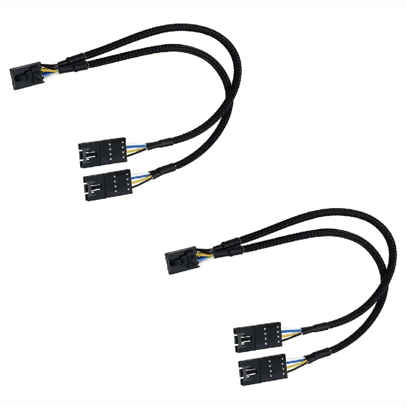 4 Pin Male To Female Fan RGB Splitter Cable For Corsair RGB HUB, Lighting Node Core And ICUE Commander CORE XT-AD03