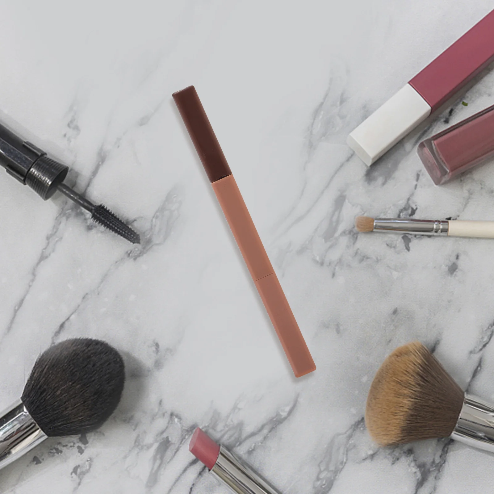 

Dual-Ended Waterproof Eyebrow Pencil Natural Brown Clear Gel Eyebrow Makeup Shaping Longlasting Sweatproof Brow Pen