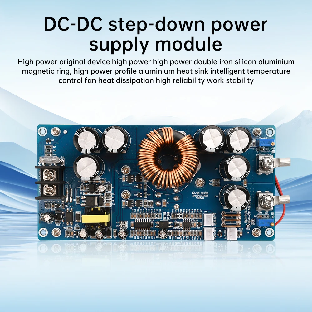 DC-DC Réglable Abati eur D'alimentation Tech DC20V-70V à DC2.5V-58V 30A 800W