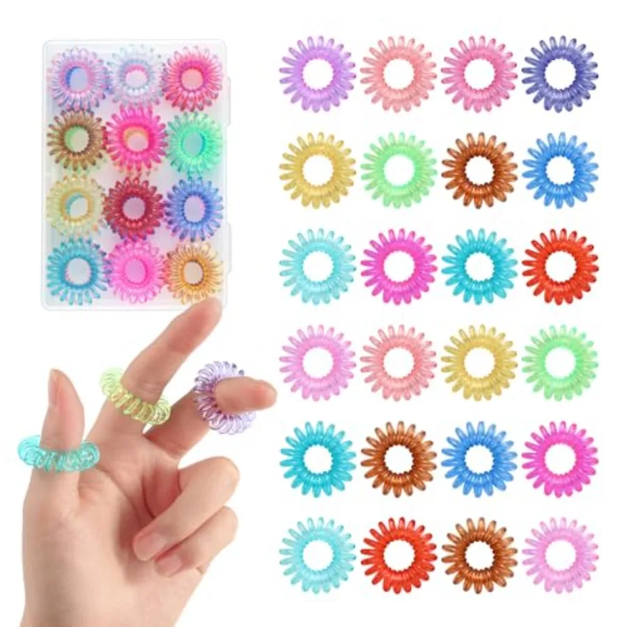 Quality Assurance Yeetec 24 Pack Sensory Rings Fidget Toys, Finger Fidget Rings, Silent Stress Reducer Ring, Finger Sensory Toy