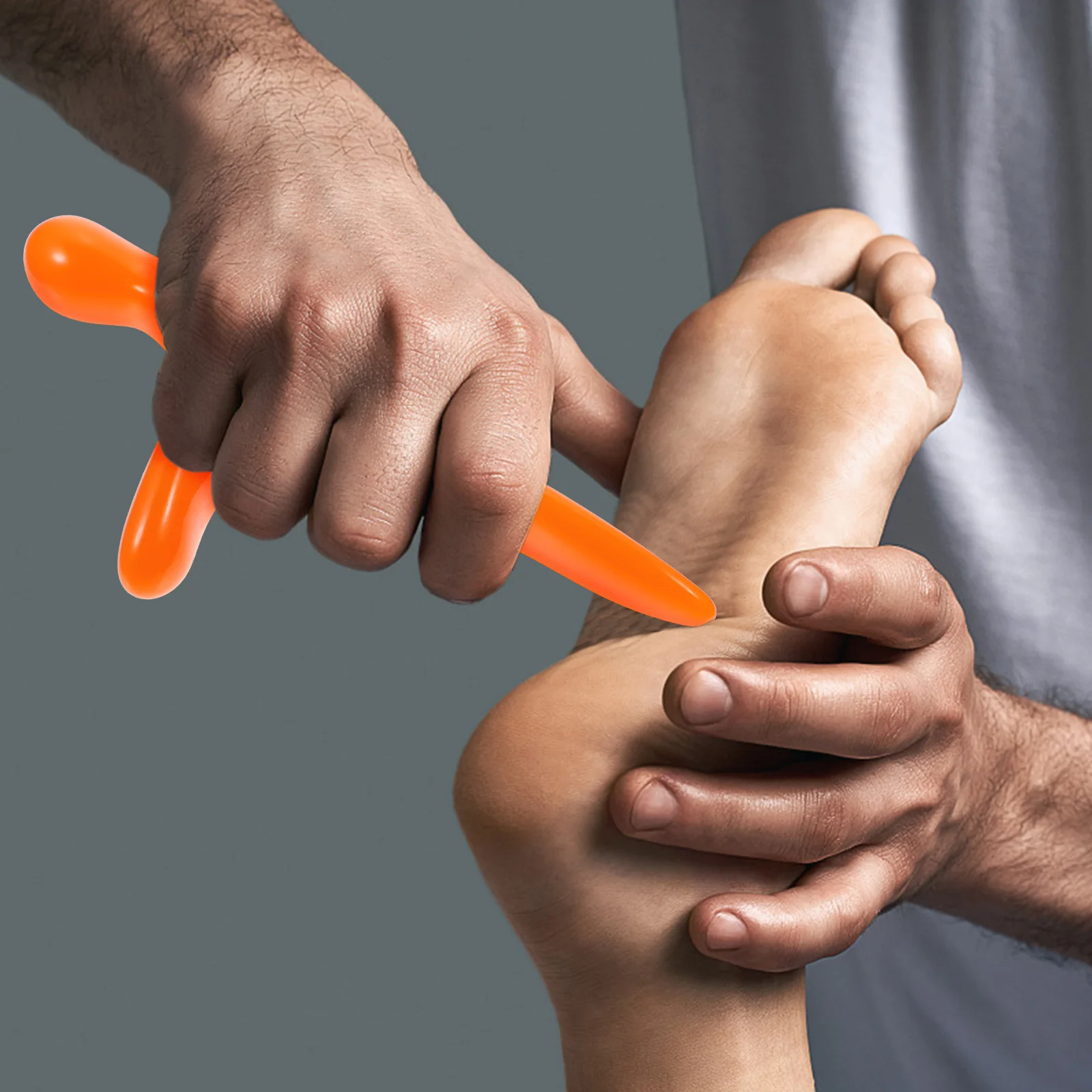 

1 шт., палочка для акупунктурных точек для ног, материал премиум-класса, прочный массажный инструмент, эргономичный дизайн, портативный домашний дорожный инструмент