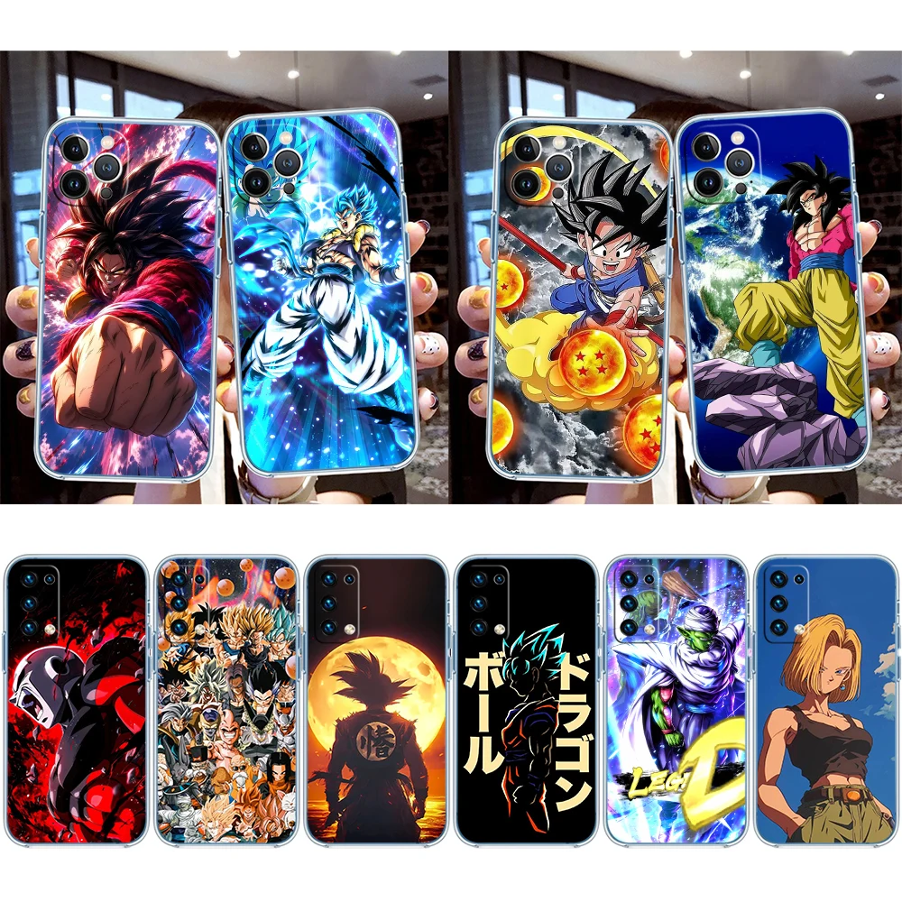 Прозрачный чехол для телефона FD3 Anime Dragon Ball для Motorola Moto G7 G8 G9 G84 G85 G73 G24 G15 Z2 Play Power Plus