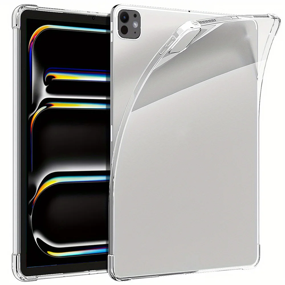 �y�Z�[�����ziPad Pro 11 13 M4 M5 2025 2024 Air 11 13 2026 M3�p�N���A�P�[�X�AiPad Pro 12.9 2022 2021 2020�AiPad 9.7 2018 10.5�p�P�[�X�J�o�[