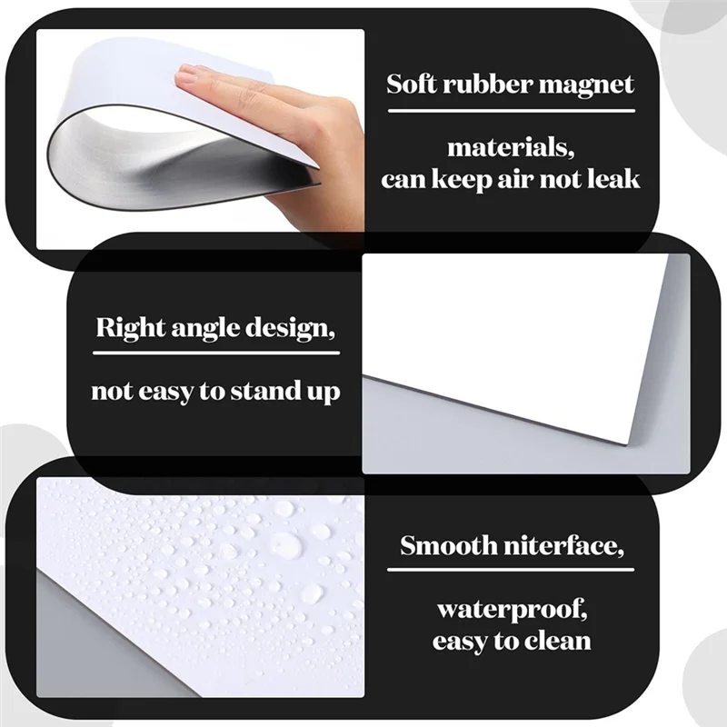 A60F-4-Piece Square Magnetic Vent Covers Thick Magnetic Floor Vent Covers For Ceiling Vents And Registers, Vents Not Included