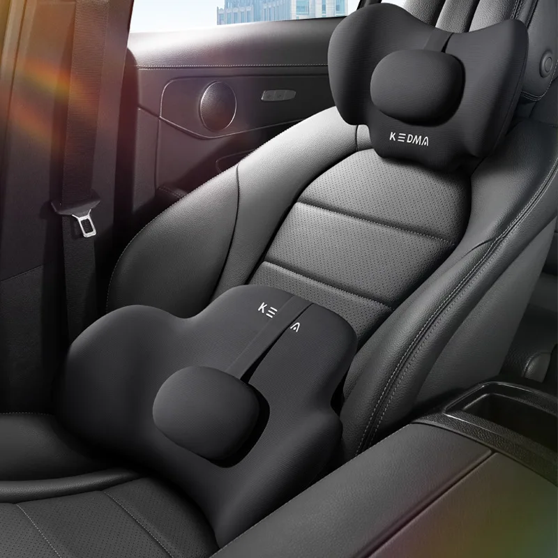 

Car Seat Memory Foam Pillow Adjustable Headrest/Lumbar Support Suitable for Comfortable Driving Headrest/Lumbar Pillow