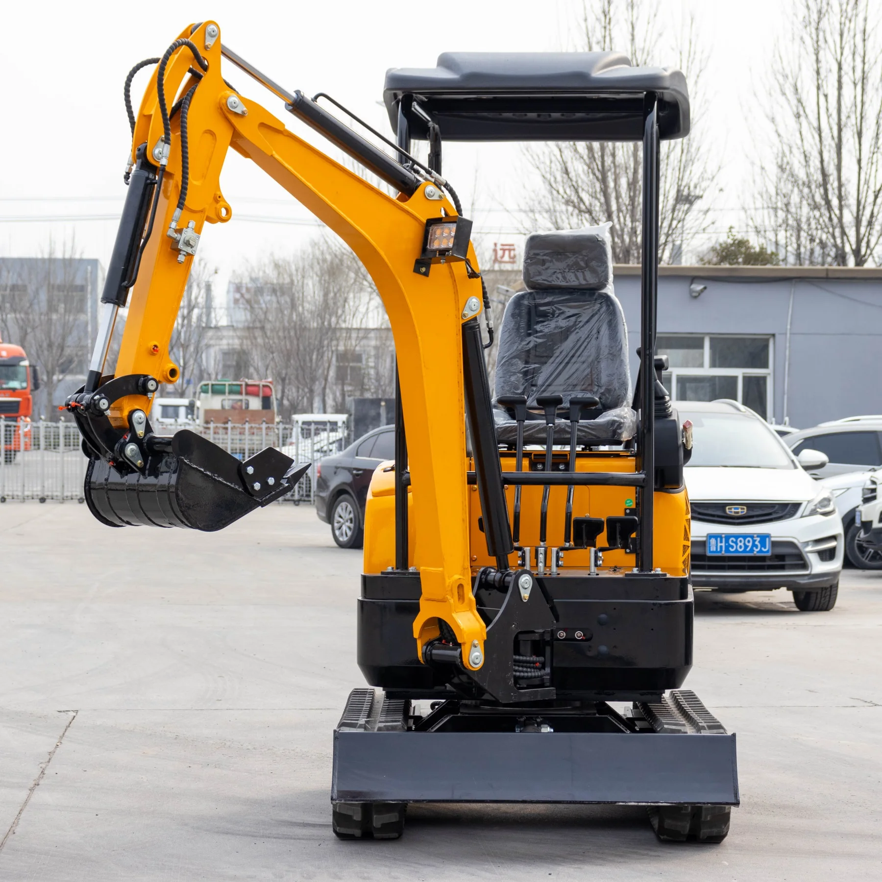 포크레인 농기구굴삭기 Farm Digger 1Ton Hydraulic Mini Crawler Excavator Small Digger Farm Garden Construction Desilting Machine