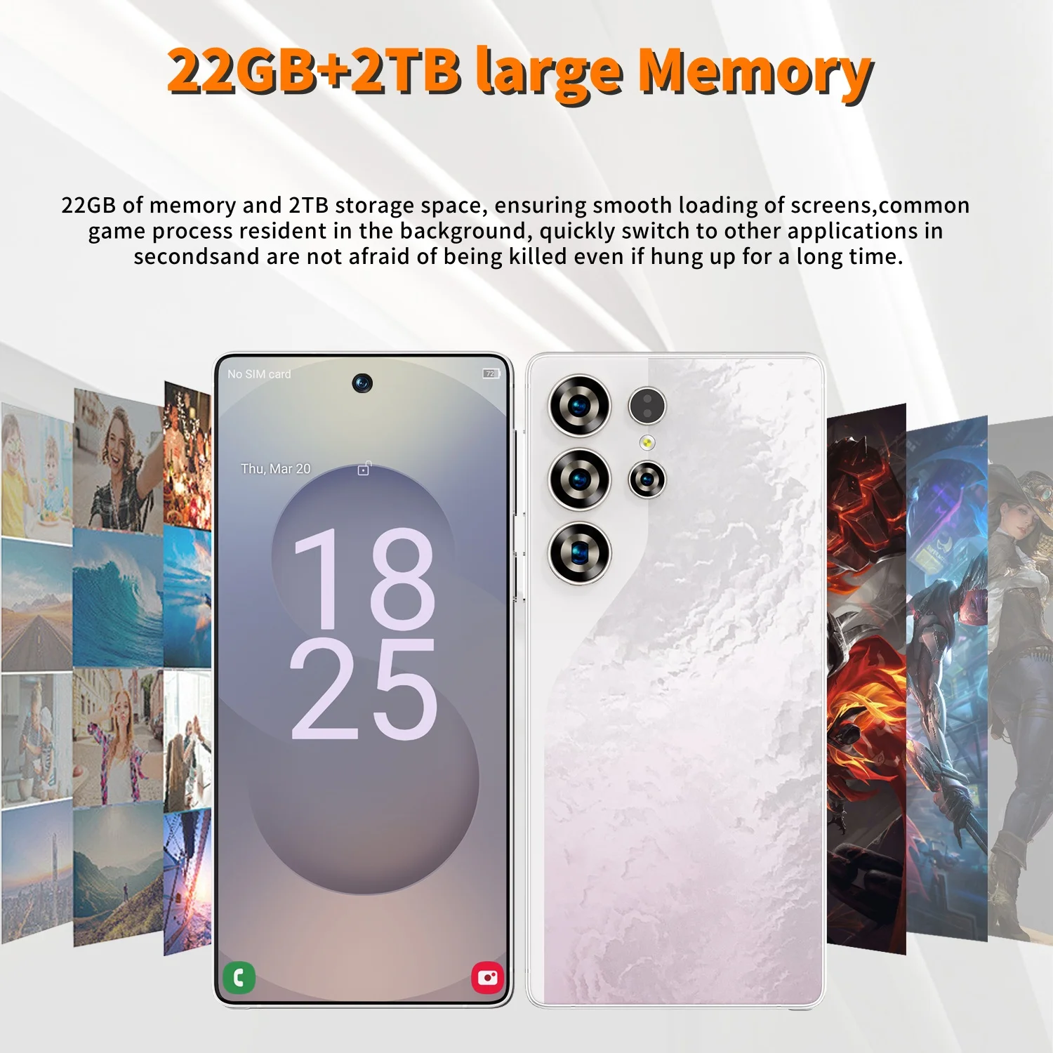 2025 كمبيوتر لوحي جديد S27 Ultra 7.3 بوصة HD 4K أندرويد 15 22 جيجابايت + 2 تيرا بايت 8000 مللي أمبير بطارية 4G 5G بطاقة Sim مزدوجة WiFi GPS Google Tab