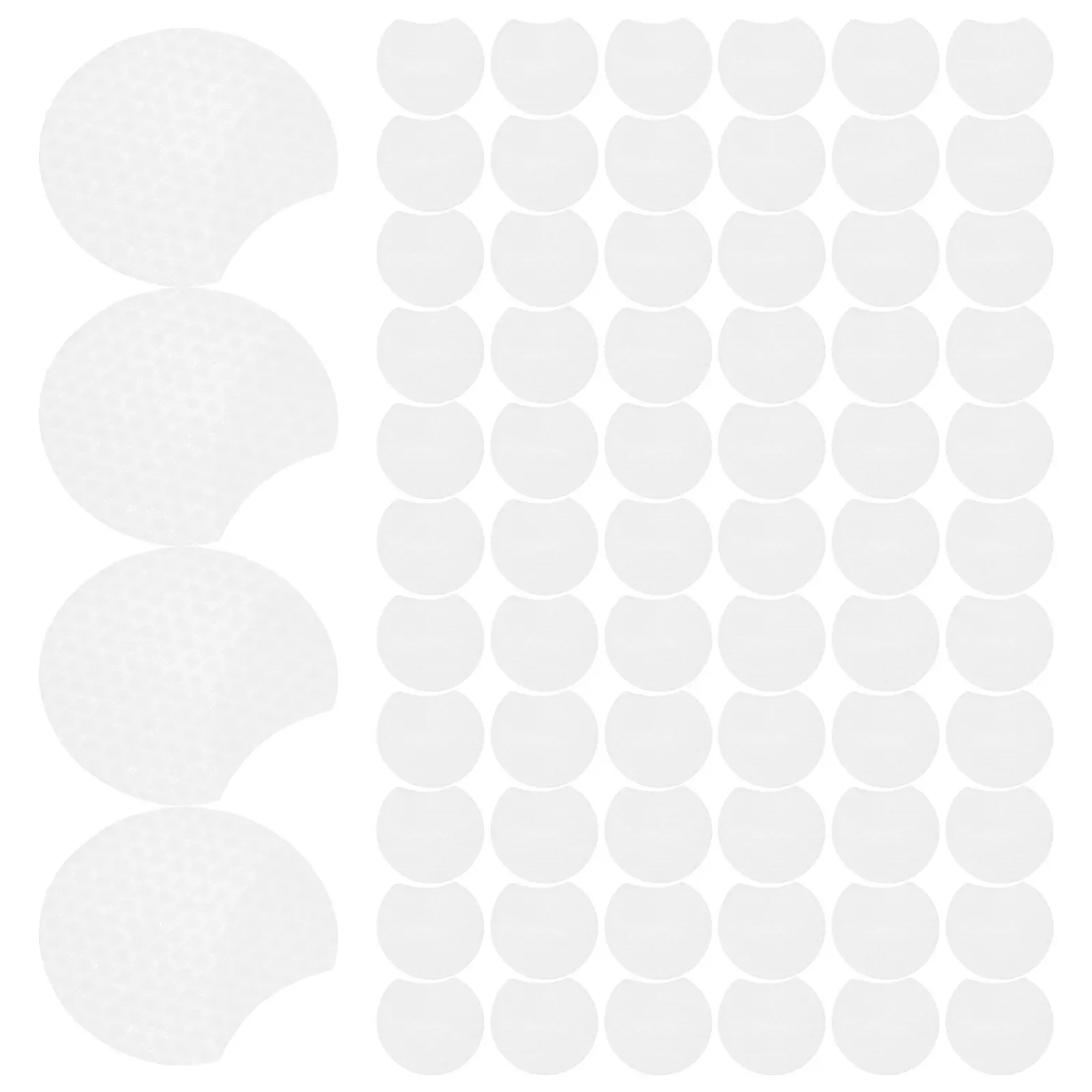 600Pcs Thick Crescent Under Eye Patches Ultra-Soft Nonwoven Cloth Hydrating Eye Bag Care Patches for Beauty Salon Home Use