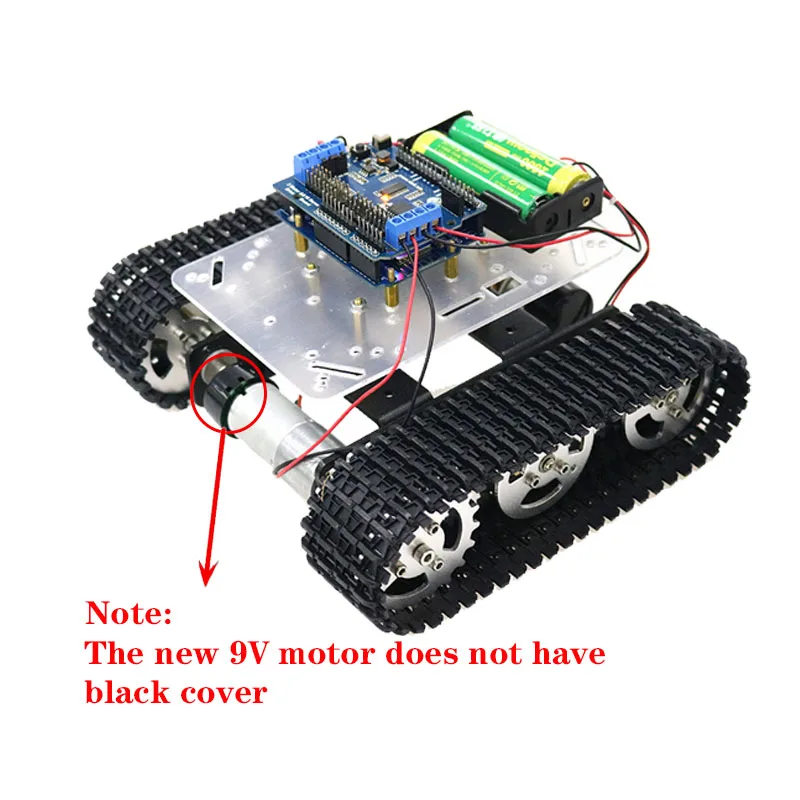 سبائك الألومنيوم معدن تحمل عجلة + 25 مللي متر موتور عجلة معدنية موتور تيار مستمر مجموعة واحدة ملحق ل روبوت خزان الشاسيه Parts بها بنفسك أجزاء
