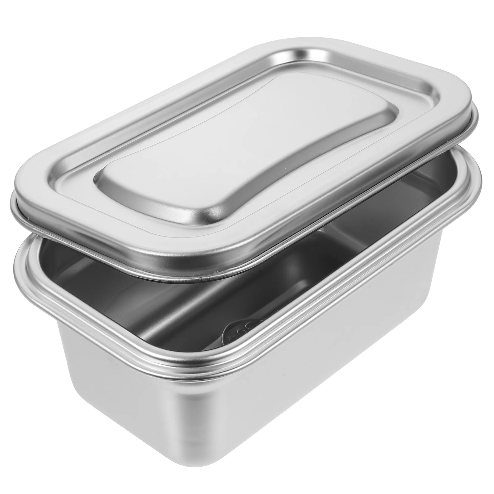 

Ice Cream Box Fridge Accessory Food Containers Multifunction Stainless Freezer Supply Steel Household Trays