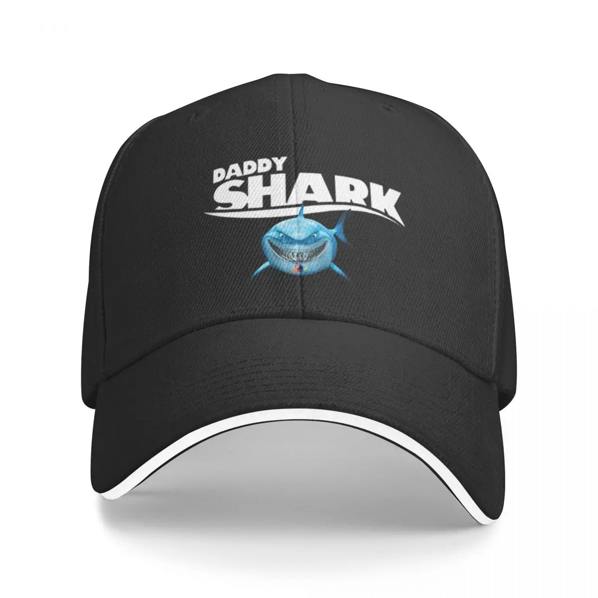 Daddy Shark Adjustable Baseball Caps For Men Coquette Four Seasons Peaked Cap Cool Sunscreen Hats