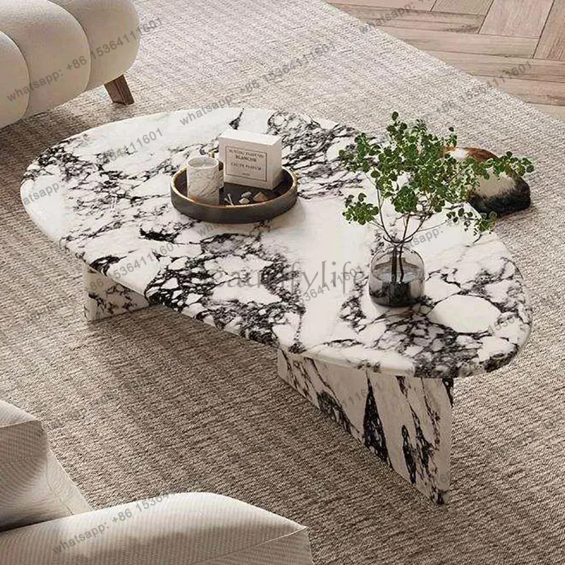 LJY Style Trendy Cofee Table Creative Storage Modern Nordic Side Table Italian Minimalist Tisch Wohnzimmer Living Room Furniture