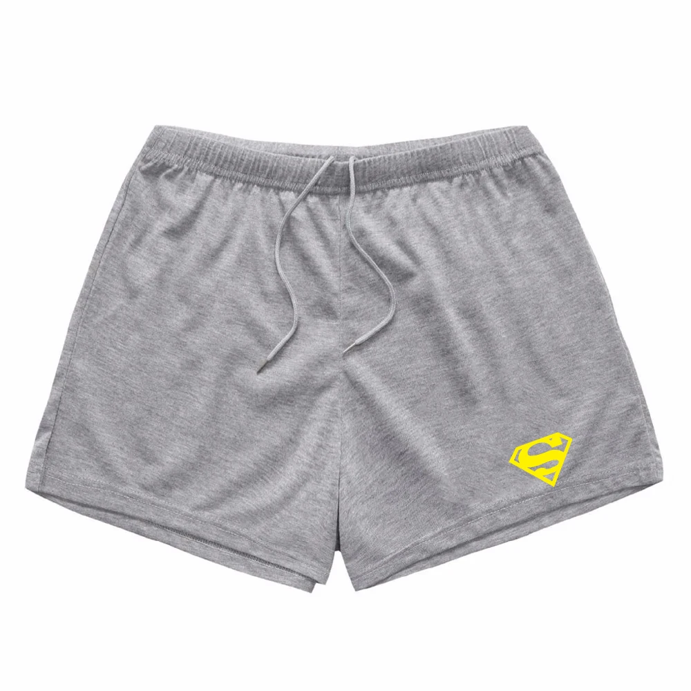 Shorts de Malha Musculação Respirável Masculina, Moda Casual, Marca Ginásio, Confortável, Tamanhos Grandes, Fitness Running, Esportes, Treino