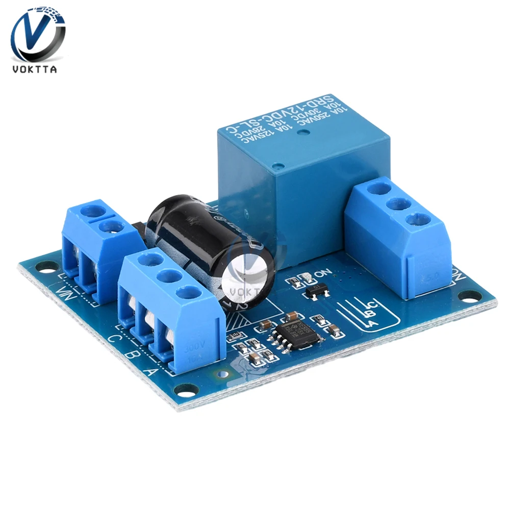 DC12V Automatic Water Level Controller Relay Switch Module Liquid Sensor Switch Solenoid Valve Motor Pump Control Relay Board