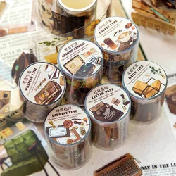 Card Lover 1 Roll [Beautiful Things Series] Vintage Journal Masking Tape PET Washi Tape Scrapbooking Material Scrapbook Kit