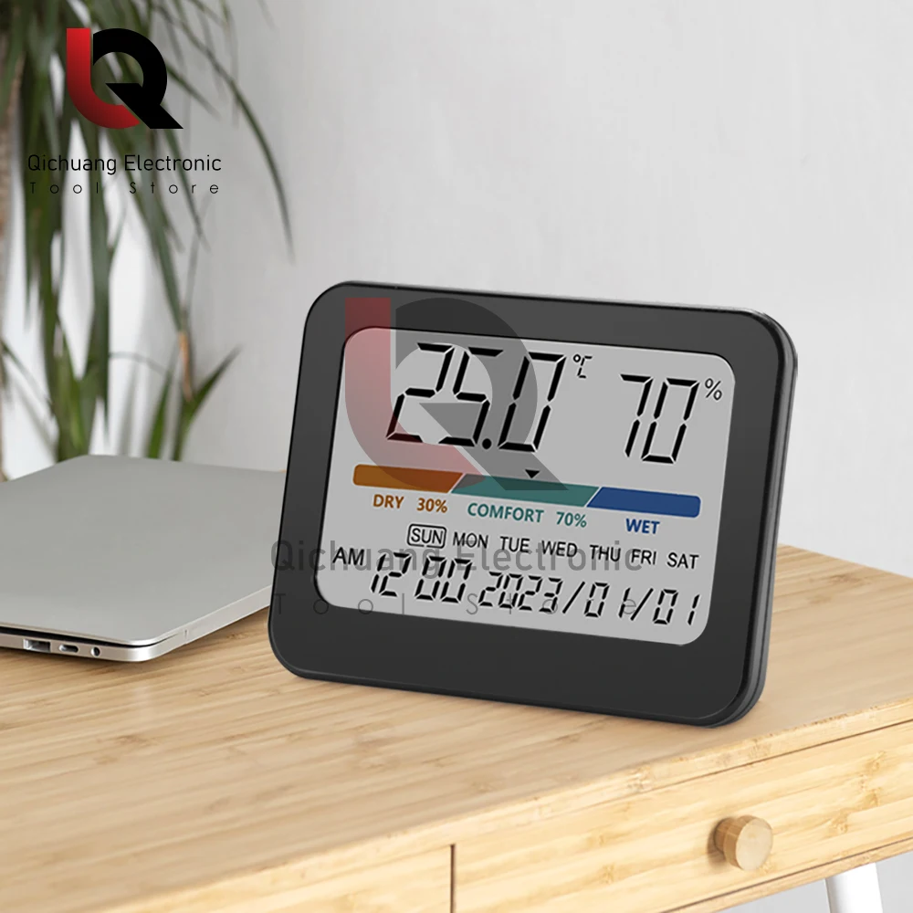 New Digital Home Indoor Temperature Humidity Meter Digital Thermometer Sensor Gauge Weather Stasi-20 ~ 60 ℃(-4 ° F ~ 140 ° F)