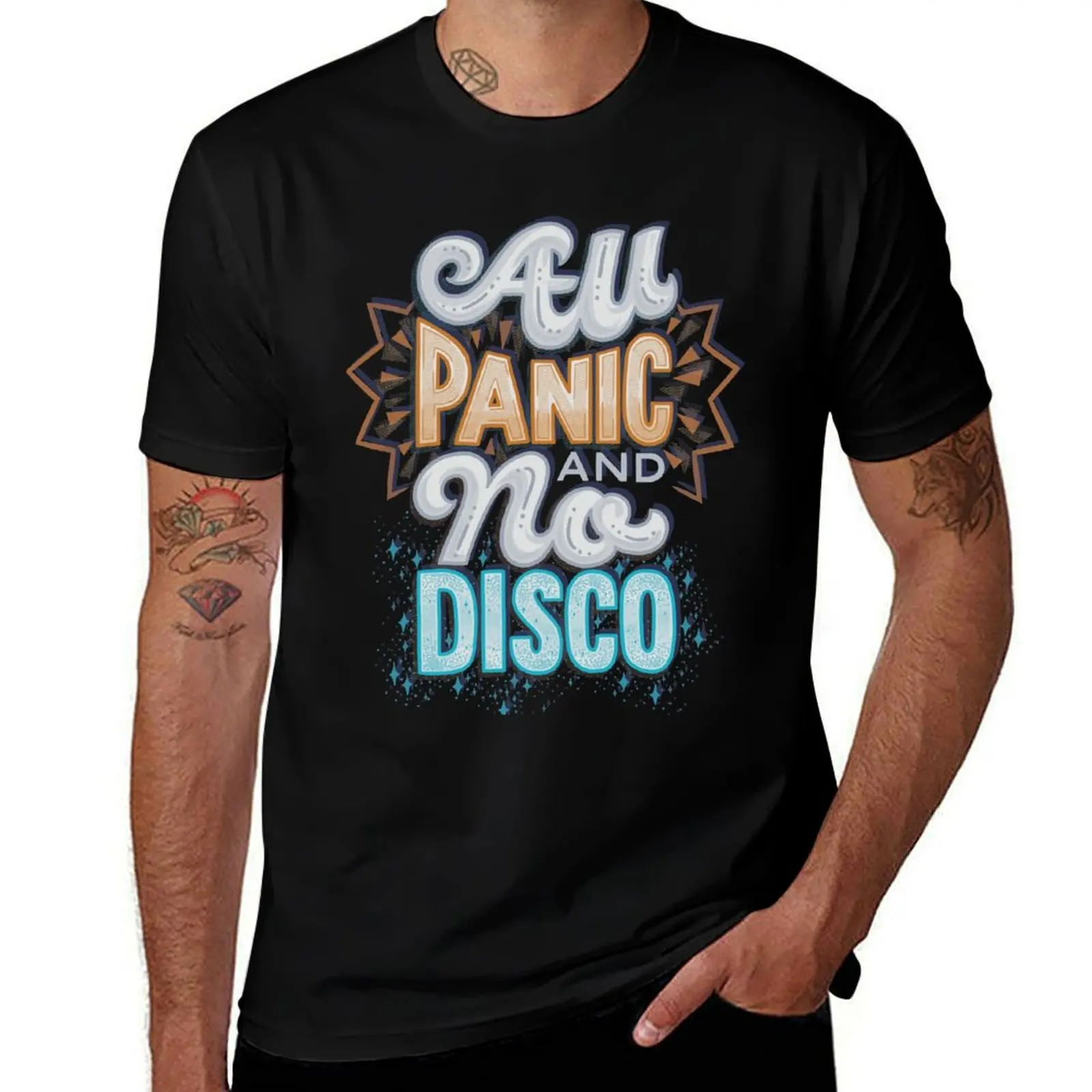 

All Panic and No Disco T-Shirt man t shirts cotton t shirts for man graphic tees man t shirt luxury T-Shirt
