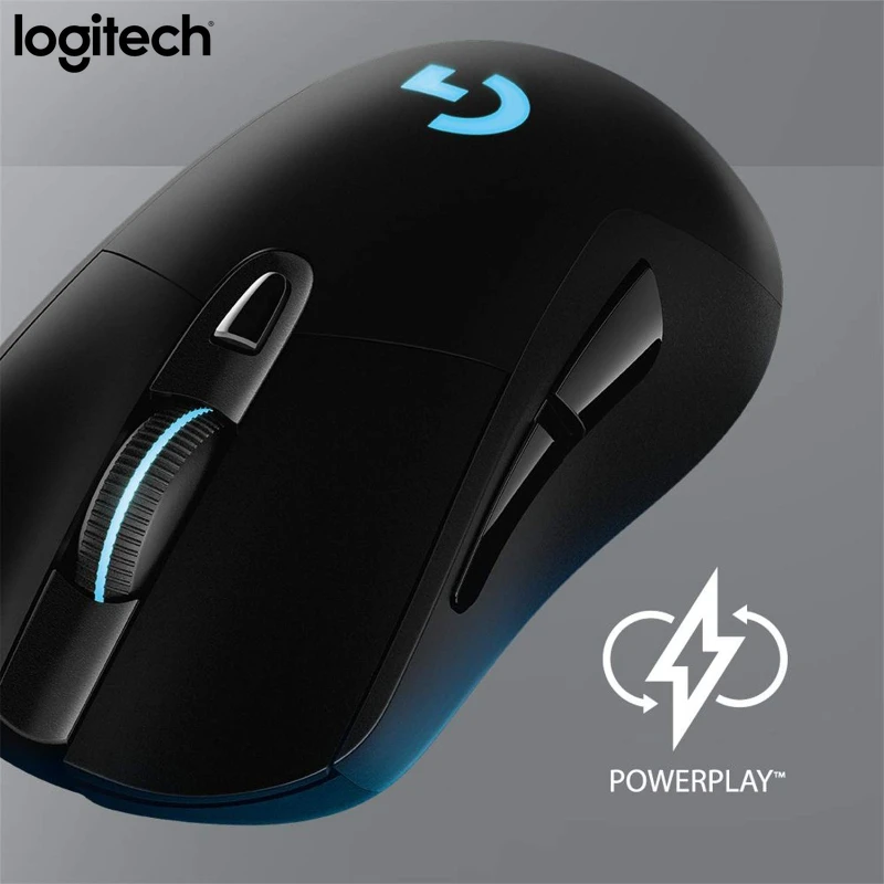 

Logitech G703 LIGHTSPEED Wireless Gaming Mouse with 25600 DPI HERO Sensor, RGB Lighting, and Ergonomic Design for PC Gaming