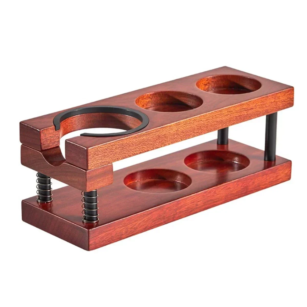 

Станция для утрамбовки эспрессо с стуком «все в одном», решение для хранения инструментов для бариста, регулируемая высота для точной утрамбовки